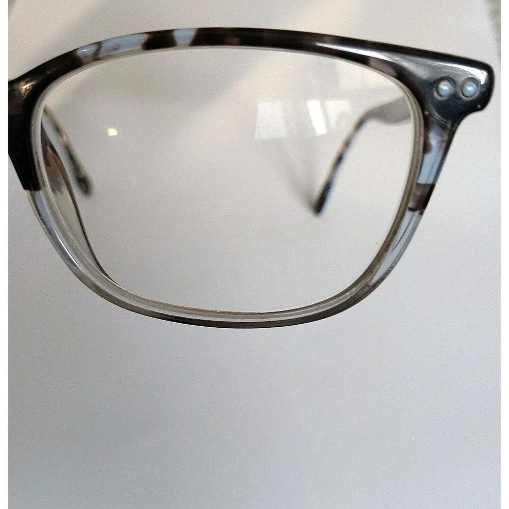 Lilly Pulitzer Aubra Sky Tortoise Eyeglass Frames 53-18-140 w Case